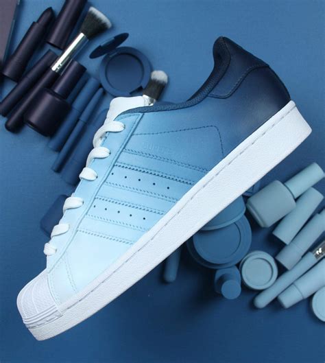 adidas superstar custom blue donde comprar